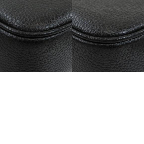 Gucci Soho Interlocking Shoulder Bag Leather Black - Picture 9 of 9